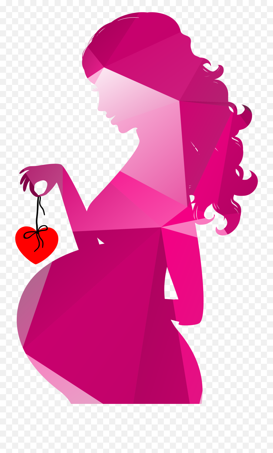 Silhouette Pregnancy Royalty - Free Clip Art Colorful Pregnant Woman Silhouette Png,Pregnant Png