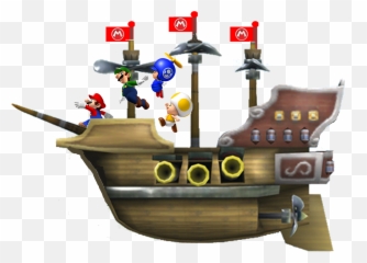 Download Mario Airship - Airship Mario Png Image With No Super Mario Bros Airship,Airship Png