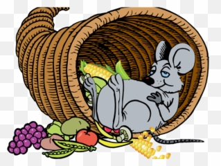Happy Thanksgiving Clip Art - Happy Thanksgiving Clip Art Png,Cornucopia Png