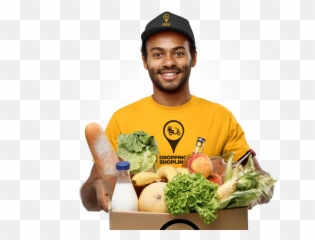 Food Delivery Png - Grocery Delivery Transparent Cartoon Transparent Delivery Man Png,Grocery Png