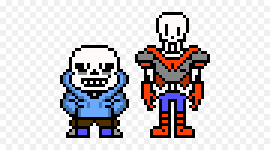 Swapswap Sans And Papyrus White Papyrus Pixel Art Png Sans Transparent Background Free Transparent Png Images Pngaaa Com