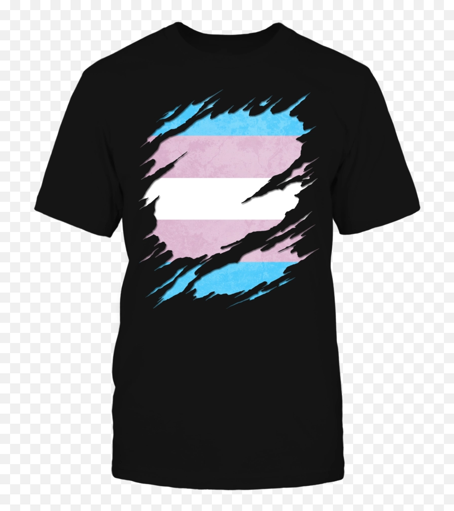 Transgender Pride Flag Ripped T Shirt - Bisexual Pride Flag Png,Pride Flag Png