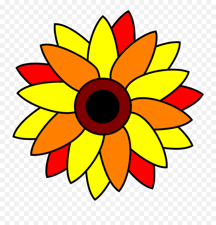 Sunflower Tatto Png Svg Clip Art For Web - Download Clip Sunflower Clip Art,Tatto Png