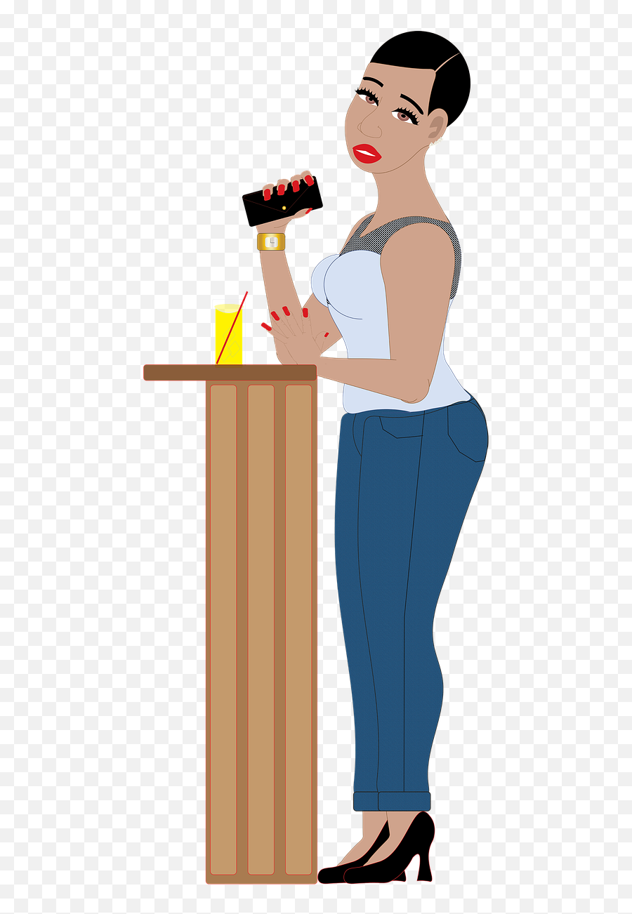 Girls Night Chilling Party - Cartoon Png,Bartender Png