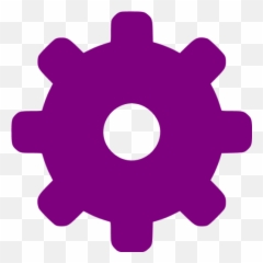 Purple Gear 2 Icon - Free purple icons Gear png