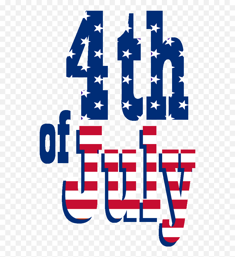 4th Of July Transparent Png Clipart - Happy 4th Of July Text,July Png