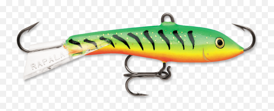 Rapala Jigging Rap Glow Tiger - Rapala Ice Fishing Lures Png,Fishing Lure Png