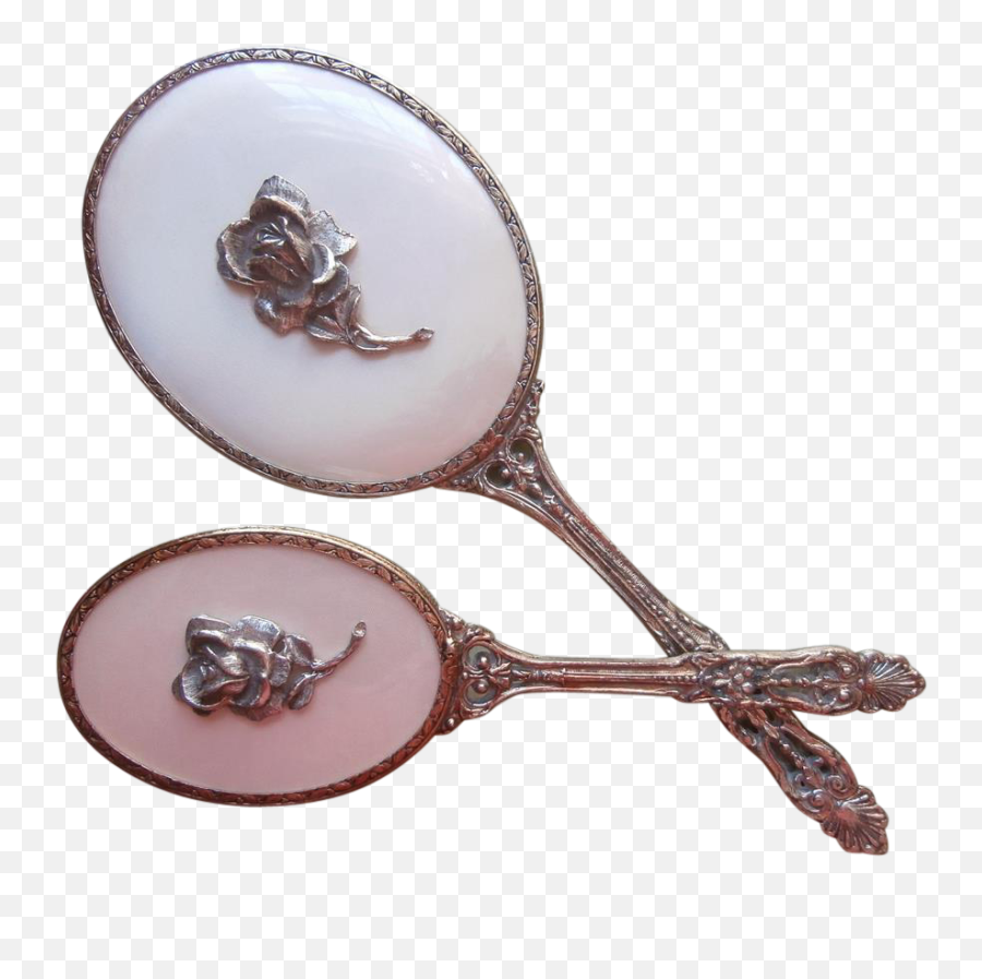 Vintage Hairbrush Png Transparent - Antique,Hand Mirror Png