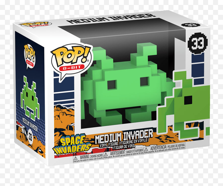 Download Funko Pop 8bit Space Invaders Medium Invader Png - Funko Pop Medium Invader,Space Invader Png