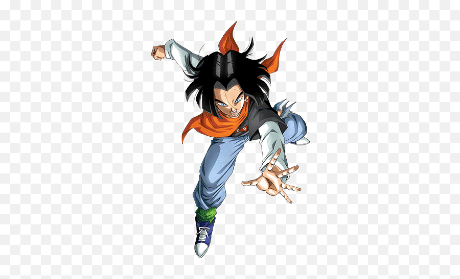 Awakened Ur Concentrated Power - Android 17 Extreme Str Dragon Ball Z Android 17 Png,Android 17 Png