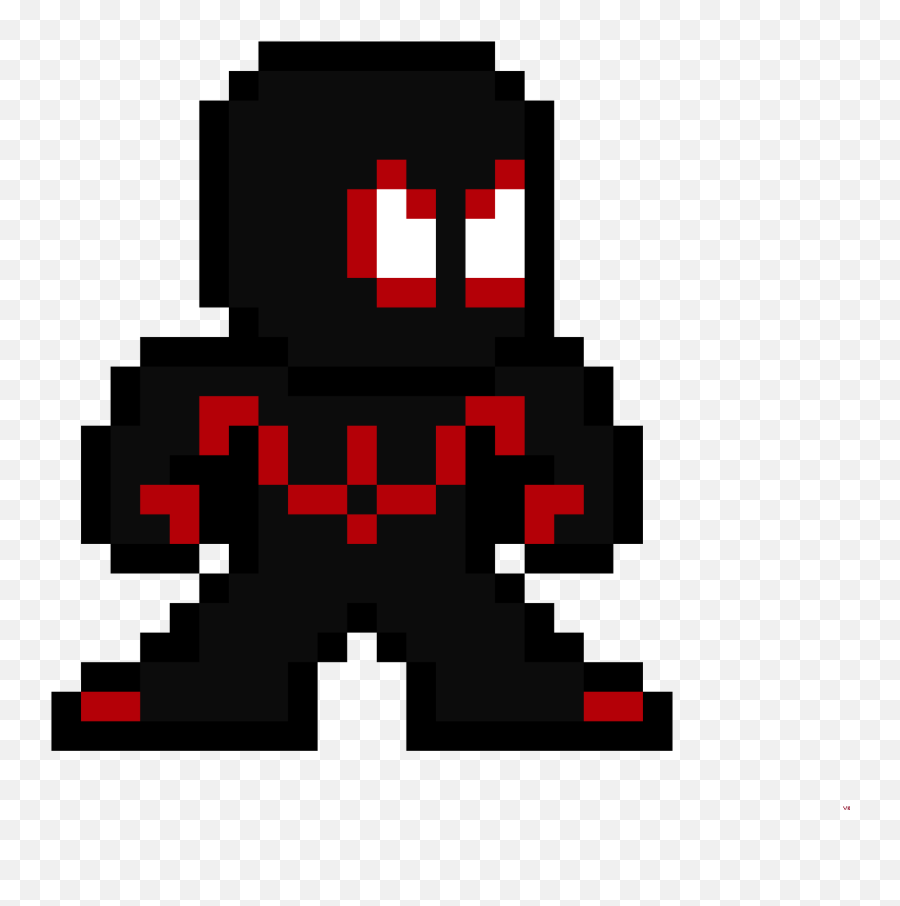 Spider - Man Miles Moralesmega Man By Roadblocktron On Pixel Art De Marvel Png,Miles Morales Png