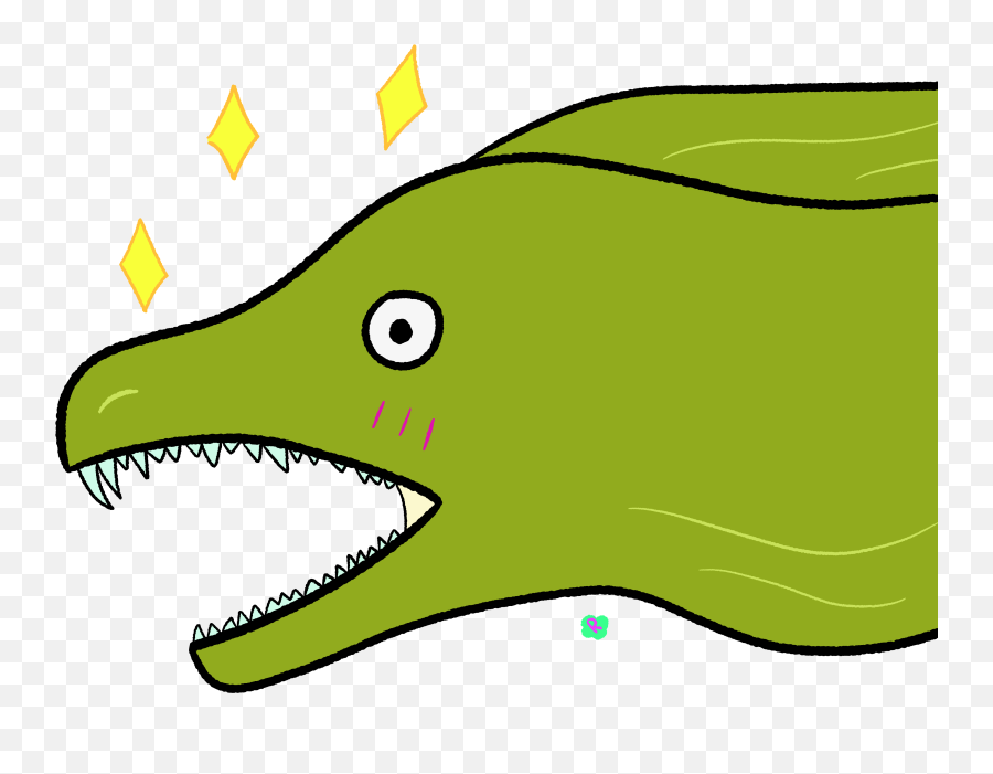 Moray Eel Cartoon - Moray Eel Clipart Png,Eel Png