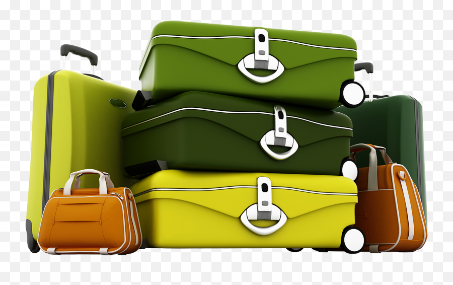 Luggage Clipart Green Suitcase - Transparent Background Luggage Png,Suitcase Png