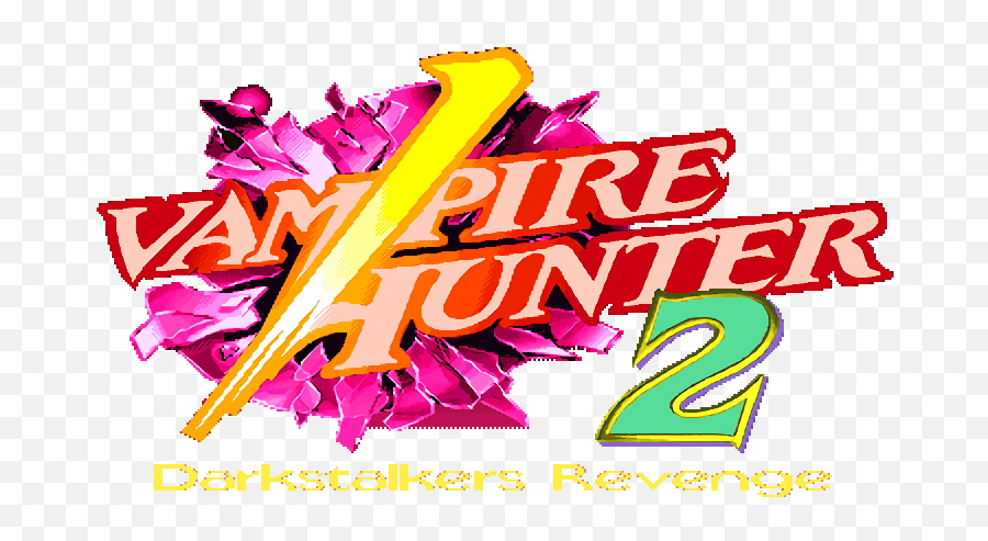 Logo For Vampire Hunter 2 - Vampire Hunter 2 Darkstalkers Revenge Logo Png,Darkstalkers Logo