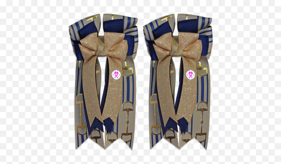 Ponytail Bows - Emma Horse Show Bows Formal Wear Png,Ponytail Png