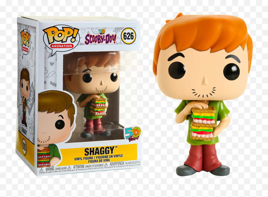 Scooby - Doo Shaggy With Sandwich Pop Vinyl Figure Scooby Doo Pop Funko Shaggy Png,Shaggy Transparent