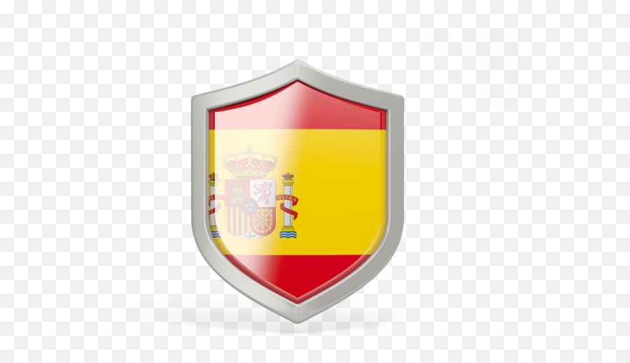 Shield Icon Illustration Of Flag Spain - Solid Png,Spain Flag Png