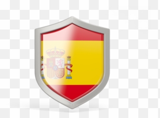 Shield Icon Illustration Of Flag Spain - Solid png