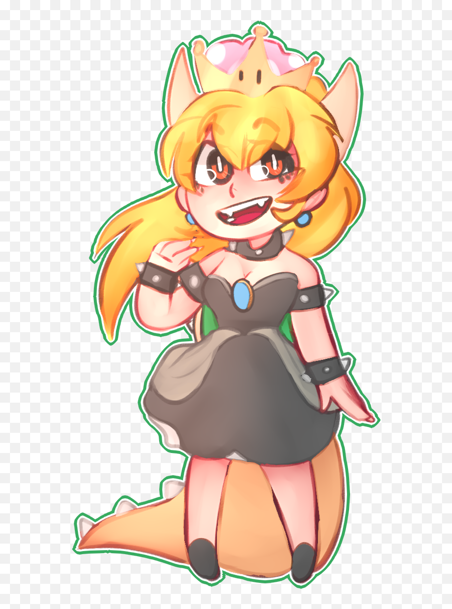 Rhythmicartist - Fictional Character Png,Bowsette Png