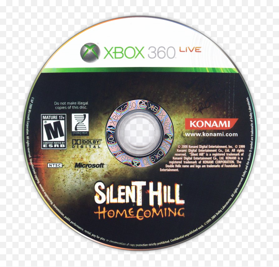 Silent Hill Homecoming Details - Launchbox Games Database Optical Storage Png,Silent Hill Logo