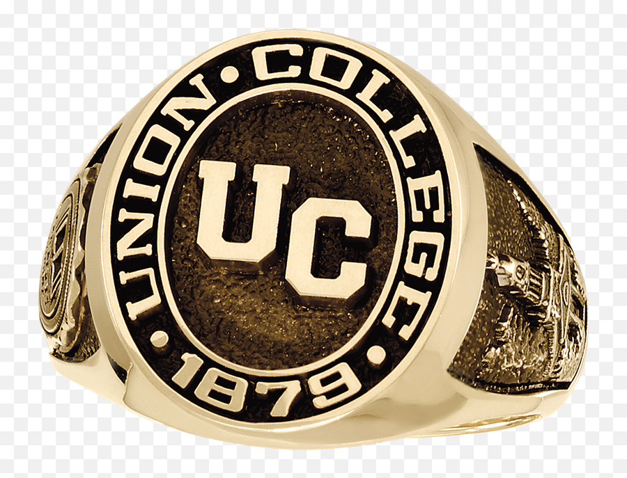 Union College Ky Mens 4810l Signet Ring - Solid Png,Union College Logo