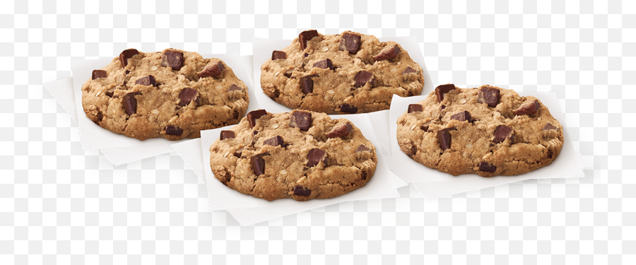 4 Ct Chocolate Chunk Cookie Nutrition And Description - 4 Cookies Png,Icon Meals Protein Cookie