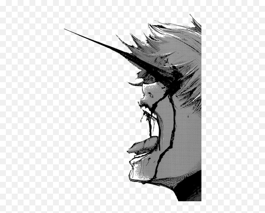 Tokyo Ghoul Manga - Karakalem Çizimleri Anime Korku Png,Kaneki Ken Icon