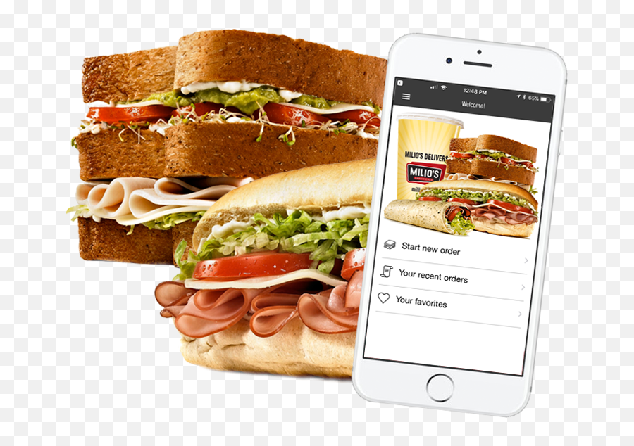 Download Milios App Photo - Submarine Sandwich Png,Sandwiches Png