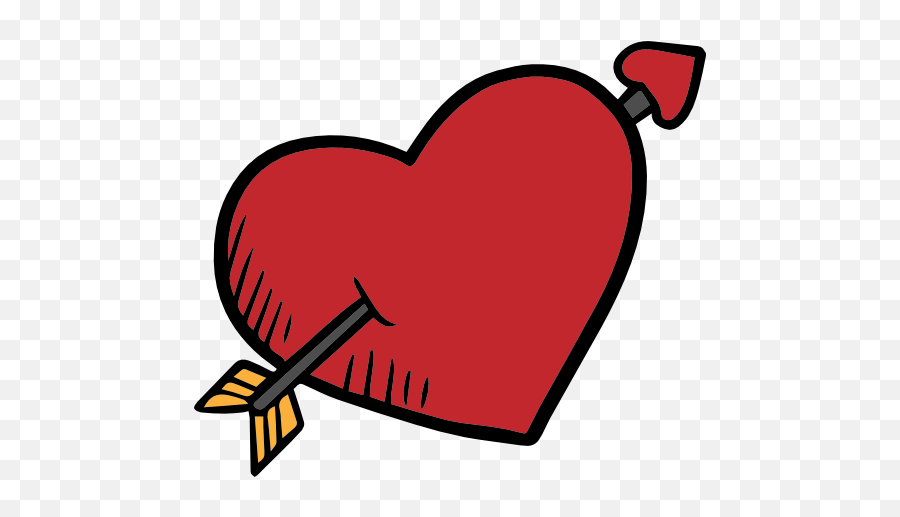Romanticism Lovely Arrow Heart Cupid Love Romantic - Heart With Arrow Png,Love Arrow Png