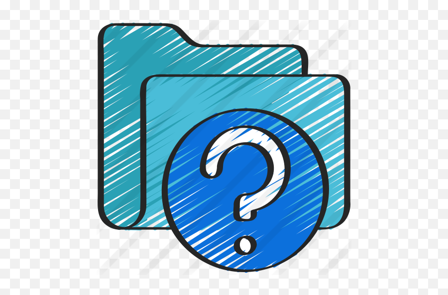 Folder - Vertical Png,Question Mark Folder Image Icon