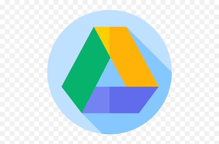 Google Drive - Google Drive Flat Icon Png,Google Drive Icon Transparent