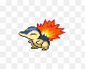 Cyndaquil Cyndaquillart Pixelart Fanart - Pokemon Perler Bead Patterns Png,Cyndaquil Png