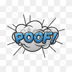 Cartoon Cloud Poof Png Transparent