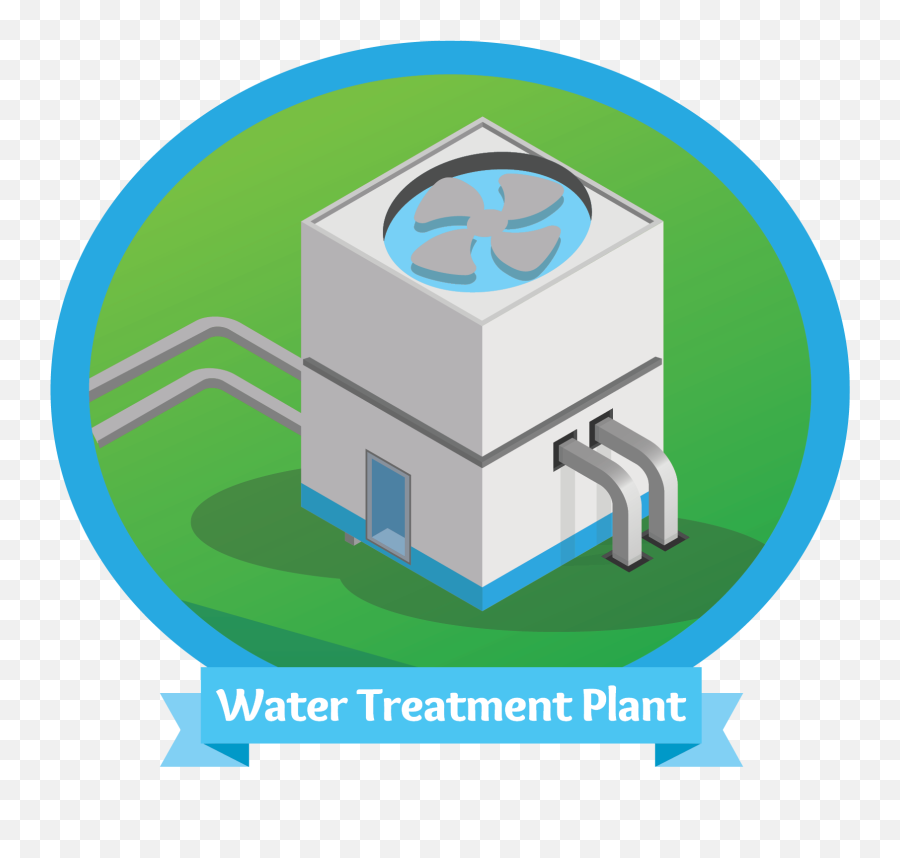 Water Treatment Plant Clipart - Simple Water Treatment Plant Clipart Png,Water Treatment Plant Icon