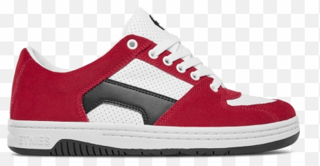 Etnies History Skateboarding Lifestyle Footwear Shoes And - Senix Lo Black White Red png