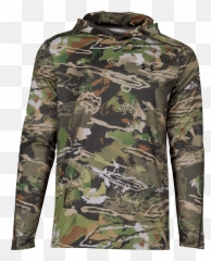 Under Armour Bass Pro Shops - Forest Camo Fleece Sweatshirt png