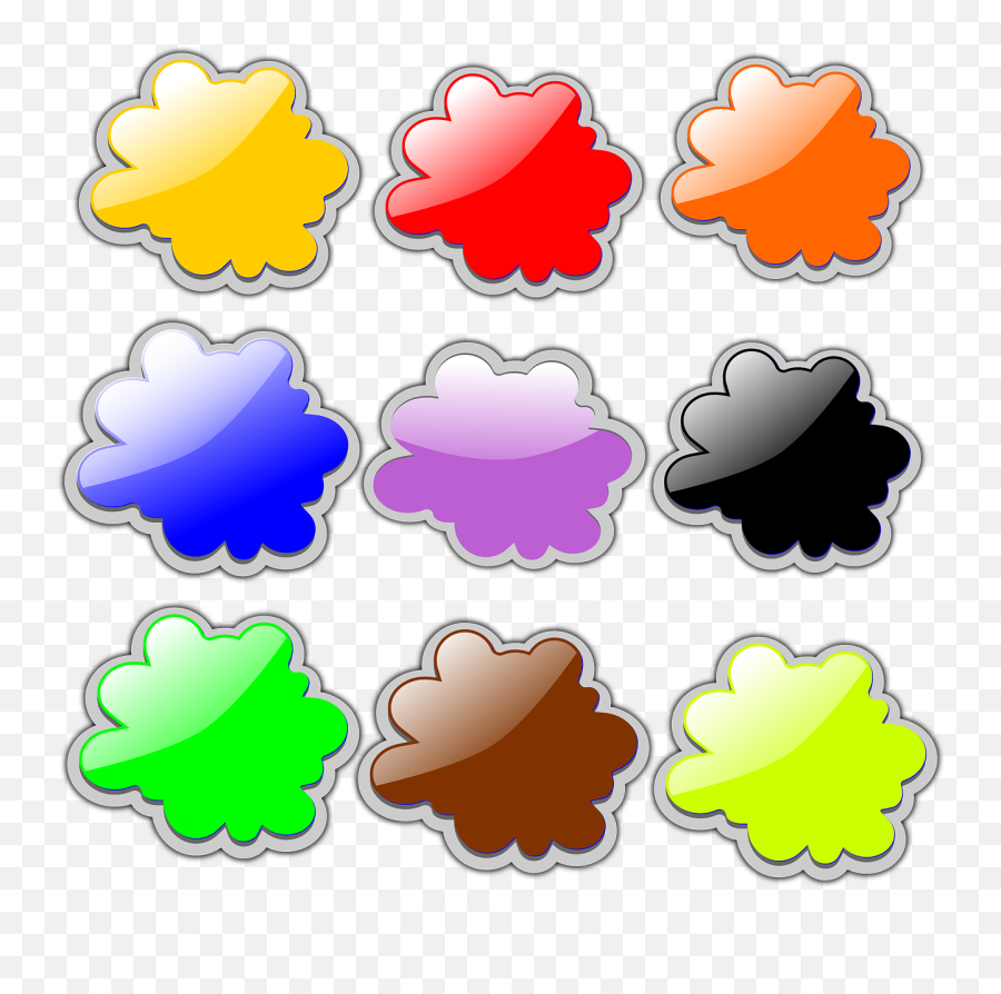 Clouds Gloss Glossy Icons Png Picpng - Awan Gambar Biru Kartun,Glossy Icon