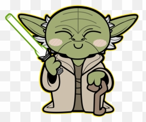 Baby Yoda Clipart - Yoda Kawaii Png,Yoda Png