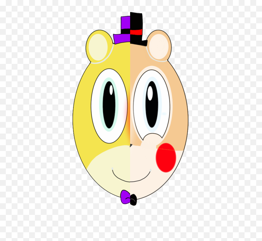 Download Fnaf Two Sides Face Of Fredbear And Toy Freddy By - Dot Png,Side Face Icon
