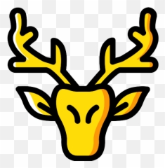 Deer Horns Christmas Vector Svg Icon - PNG Repo Free Icons Hunting