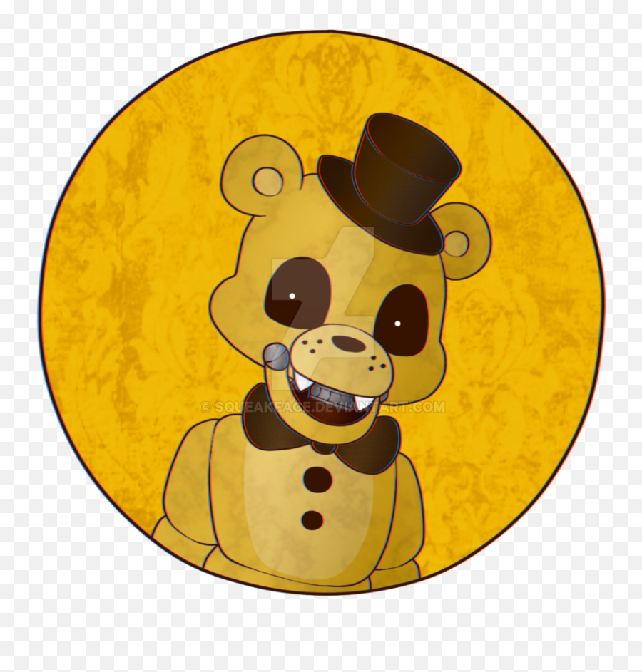 Brittany Brown En Twitter Huevember Day 4 - Golden Freddy Fnaf Circle Png,Paint Tool Sai Icon