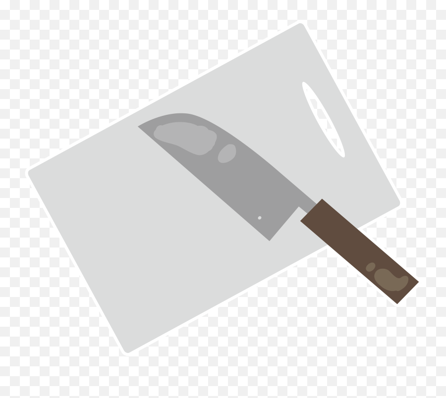 Kitchen Knife And Cutting Board Clipart Free Download - Kitchen Knife Png,Kitchen Knife Icon