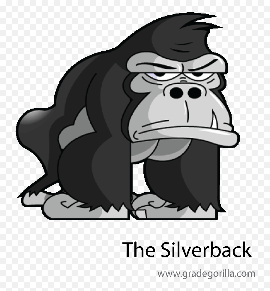 Grade Gorilla - Cartoon Gorilla Png,Gorilla Logo