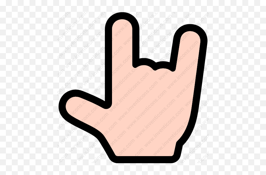 Download Finger Gesture Hand Rock Music Vector Icon Inventicons - Clip Art Png,Music Symbols Png