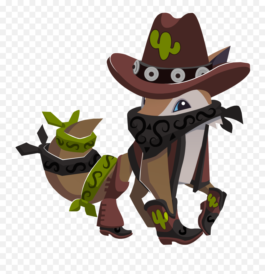 Hats Clipart Wild West Transparent Free For - Animal Jam Png Coyote,Cowboy Hat Clipart Png