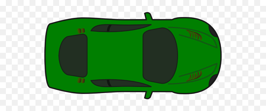 Green Car - Car Icon Top View Green Png,Top Of Car Png