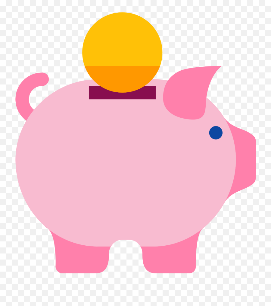 Piggy Bank Clip Art Png Transparent - Piggy Bank,Piggy Bank Transparent