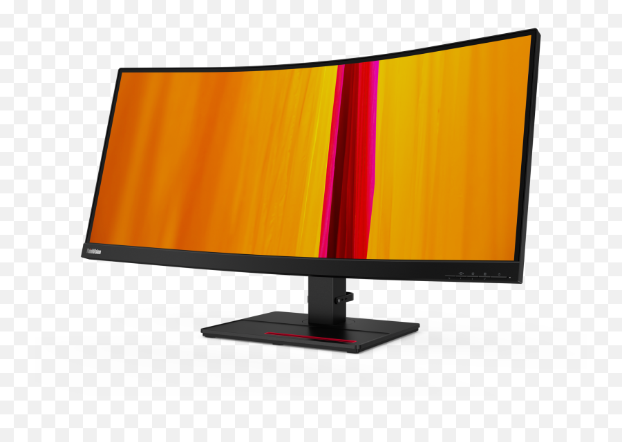 Lenovo Shows Off The Thinkvision T34w - Thinkvision T34w 20 Png,Widescreen Png