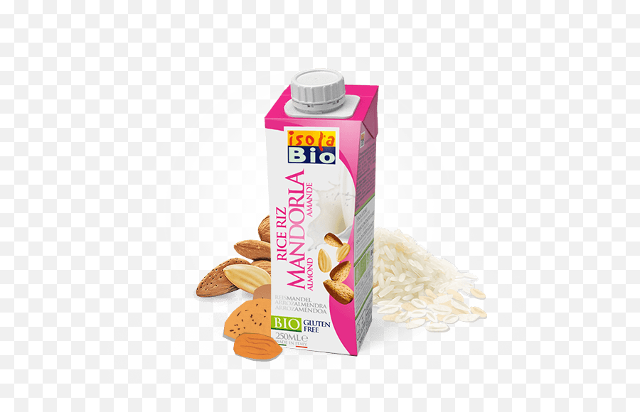 Isola Bio Almond Rice 250ml X 3 - Isola Bio Png,Rice Transparent