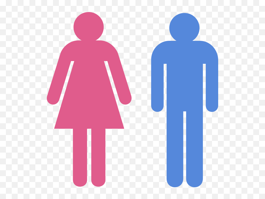 Boy Standing Png - Guy And Girl Symbol 282683 Vippng Toilet Boy And Girl Symbol,Girl Standing Png